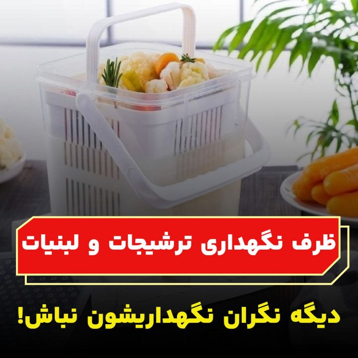 ظرف ترشیجات مانیا بزرگ 5/5 لیتر
