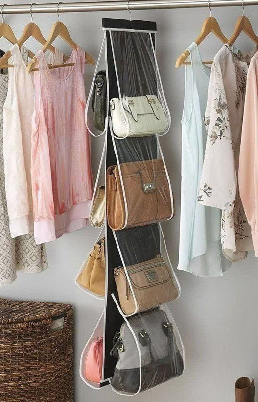 آویز کیف داخل کمد 4 طبقه